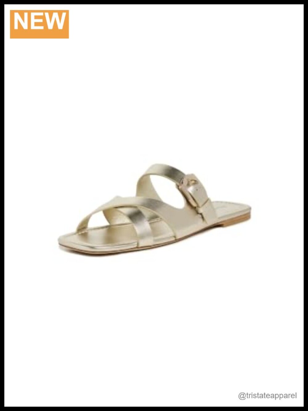 Stuart Weitzman Sai Slide Sandals Leather Slip On